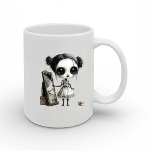 Gothic Retro Horror DTF UV Vinyl Mug